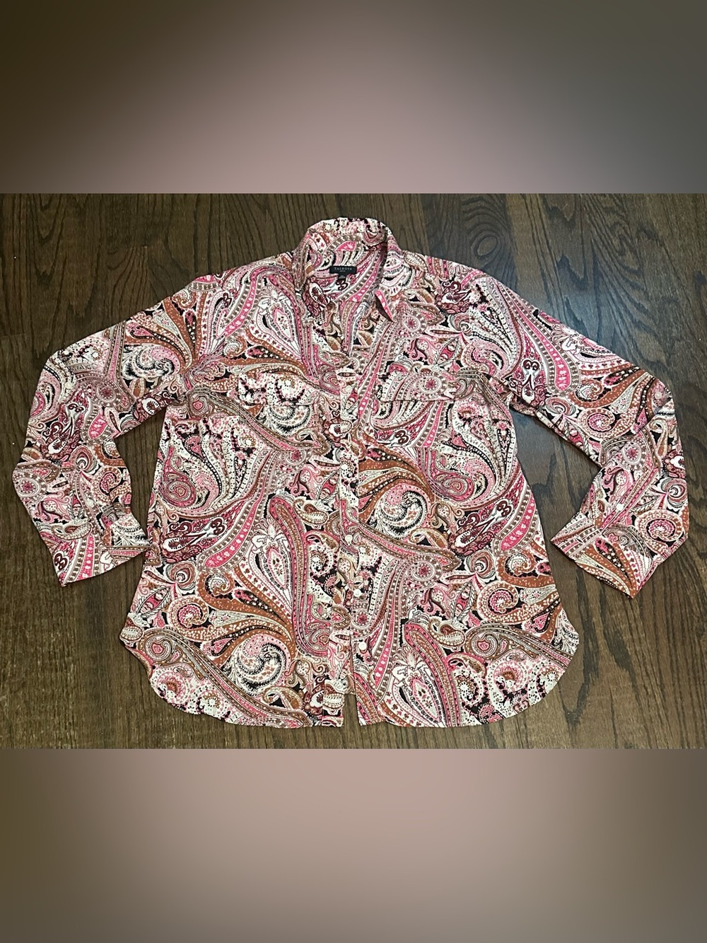 Talbots Floral Paisley Blouse